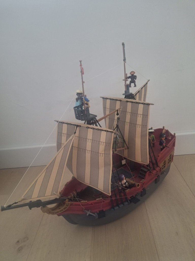 3940 Groot Piratenschip –Playmobil VERZAMELSTAAT, Pirates, Complete set, Ophalen of Verzenden, Zo goed als nieuw