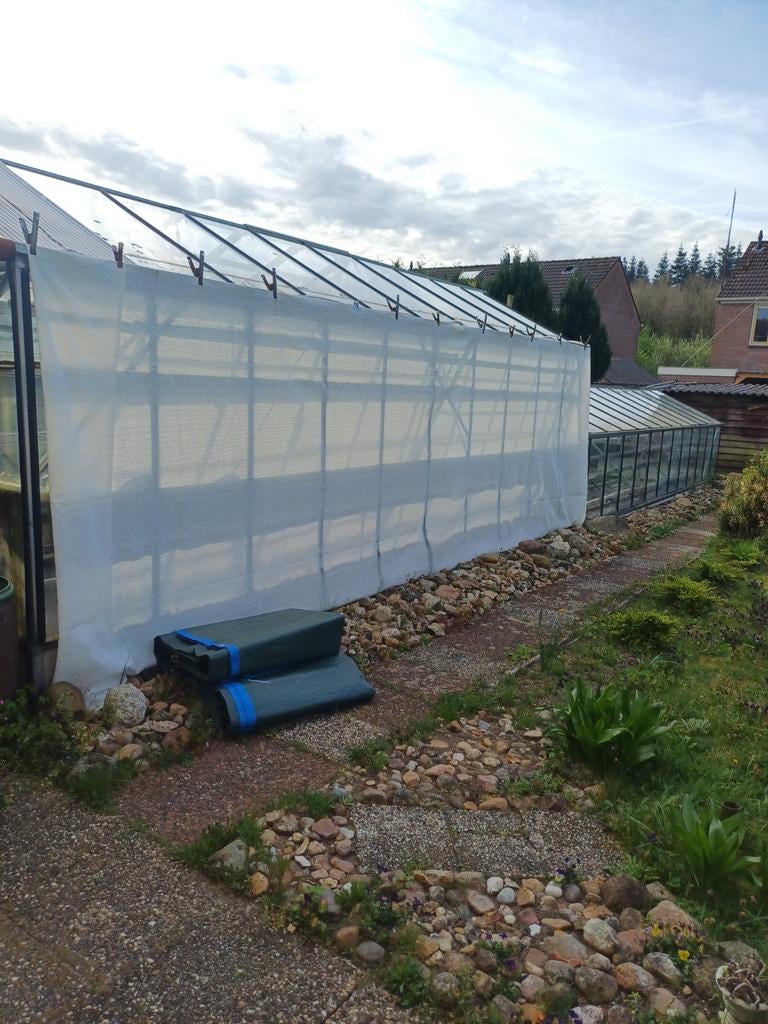 Grote Tuin/Broeikas (15 meter) - Zelf demonteren, Ophalen, Gebruikt, Kweekkas, Glas