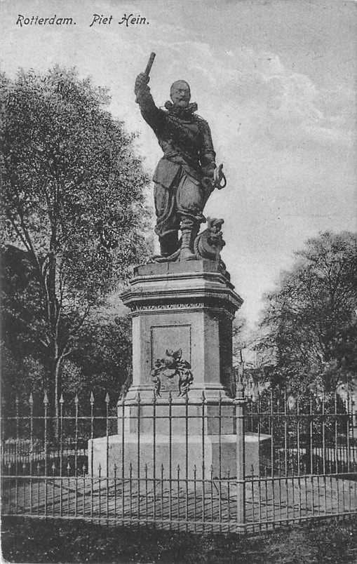 380-870-039 Rotterdam Piet Hein, Verzamelen, Ansichtkaarten | Nederland, Verzenden, Voor 1920, Zuid-Holland