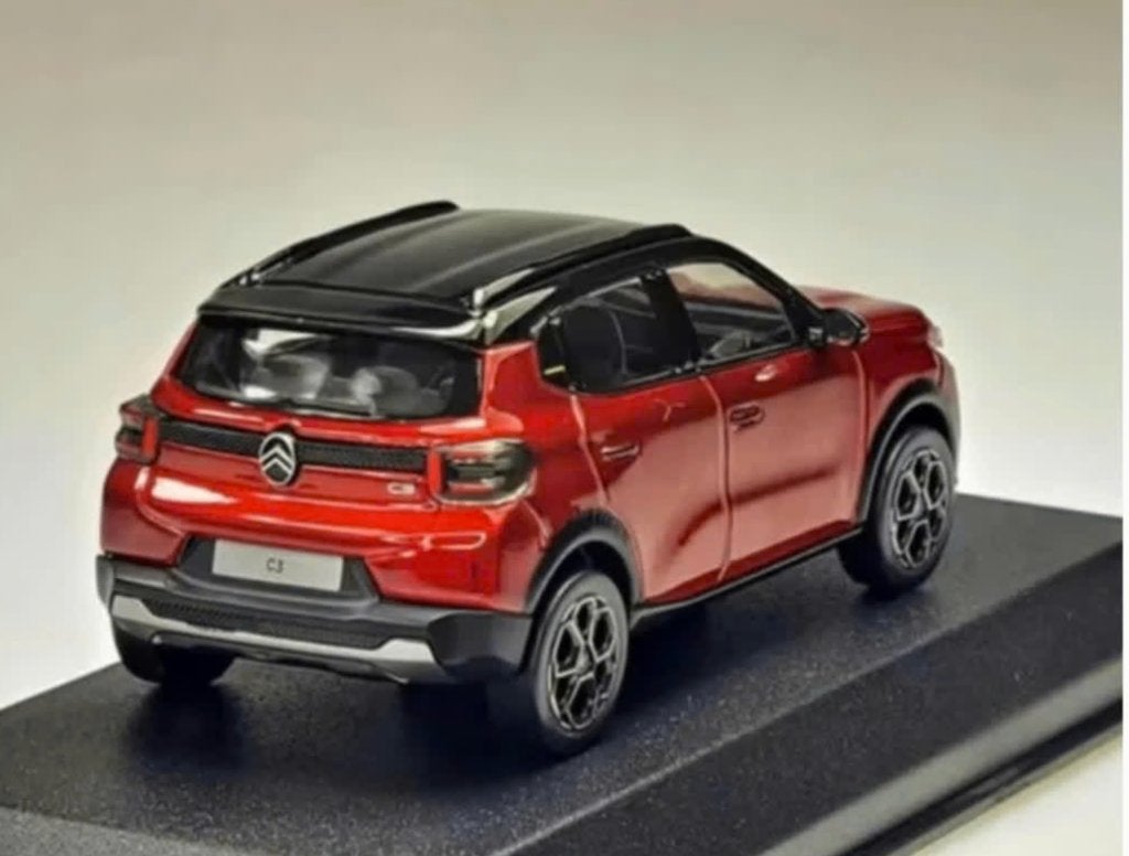 Citroen C3 2024 Rood / Zwart schaal 1/43 NOREV REF. 155310, Verzenden, Nieuw, Auto, Norev