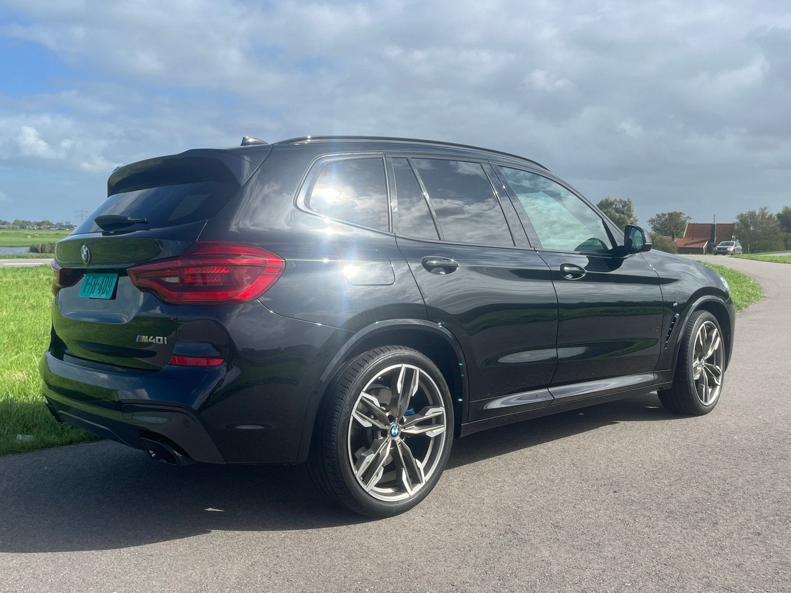 BMW X3 M40i 2018 | 360 pk | xDrive | Pano | Hud | 87dk, Automaat, Euro 6, 360 pk, Zwart