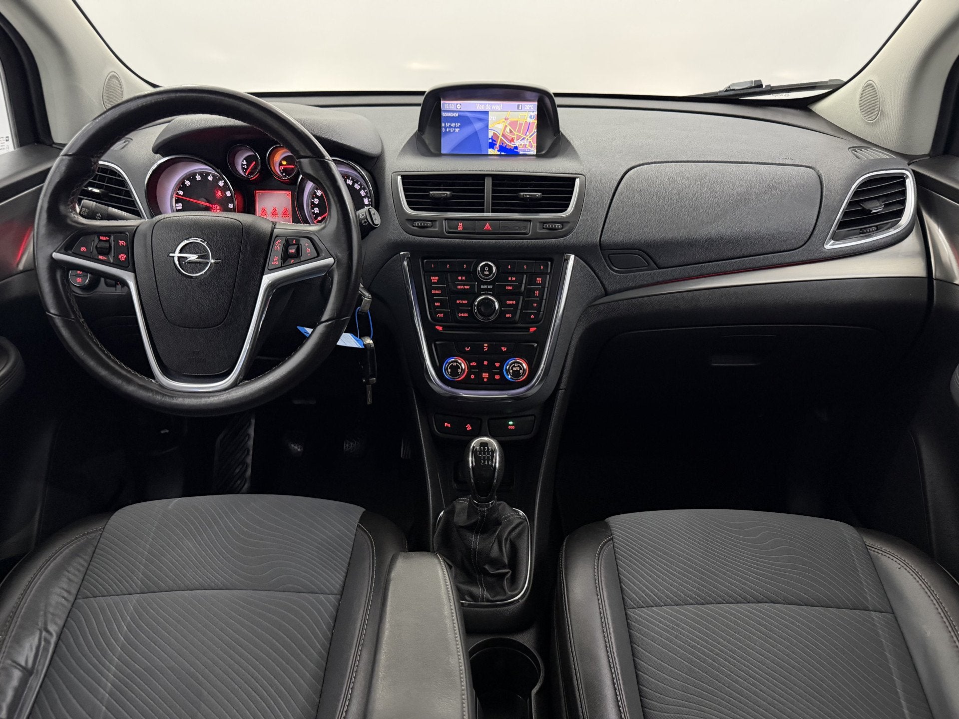 Opel Mokka 1.4 T Edition 4x4 Camera, Navi, Half leder, Cruis, Auto's, Euro 5, 1325 kg, Gebruikt, 4 cilinders