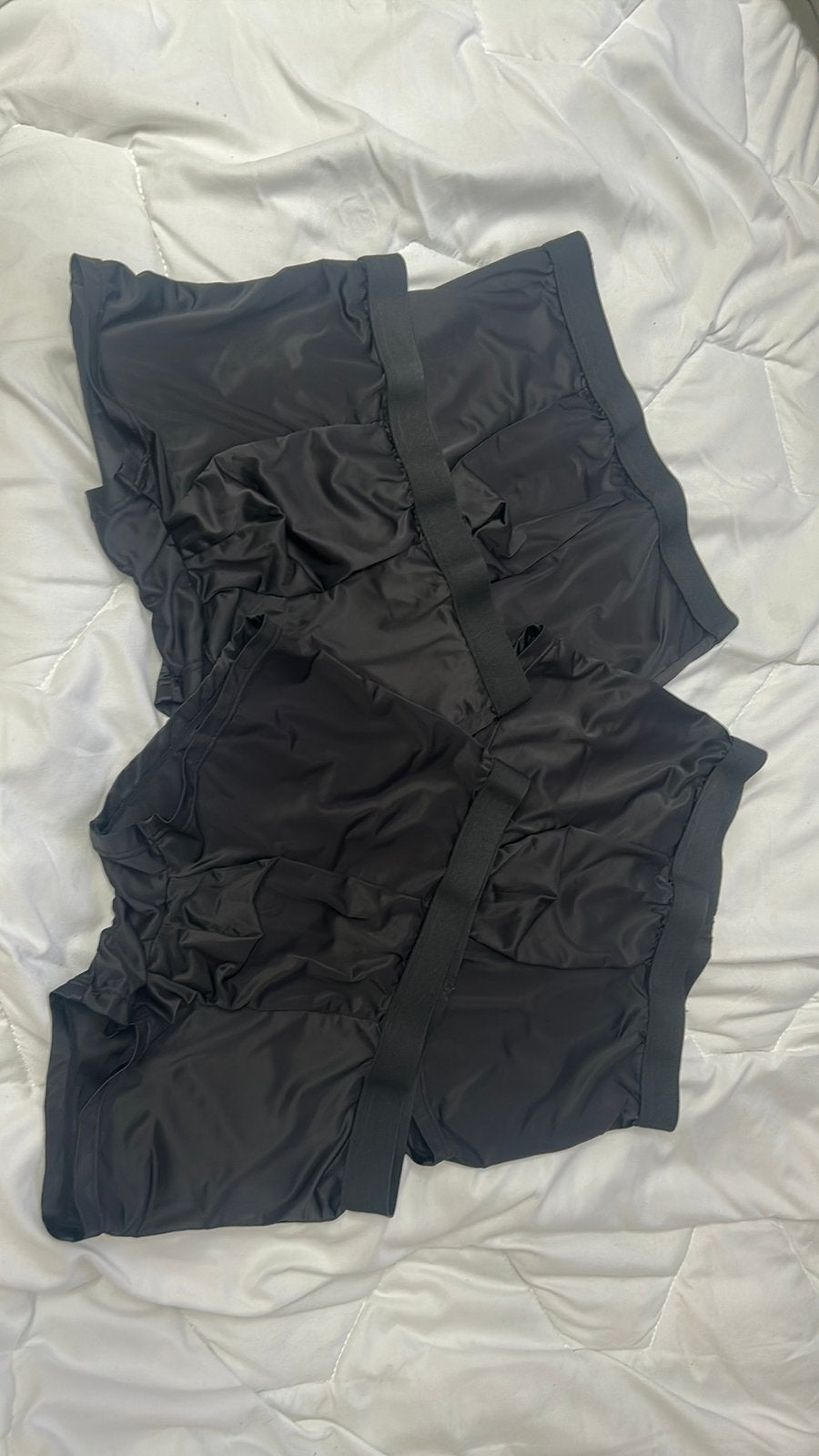 4 zwarte boxershorts Satijnachtige stof  S Gratis ophalen, Ophalen, Zwart, Boxer