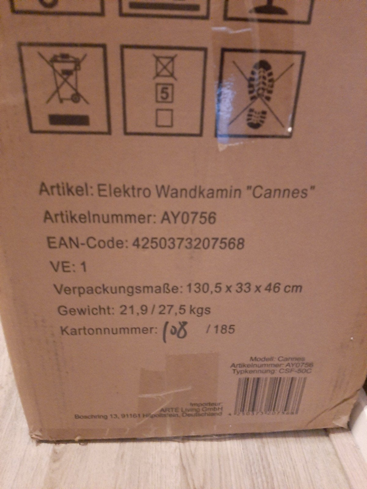 3d haard met geluid en afstandsbediening, Ophalen, Nieuw, Hangende haard, Elektrische haard