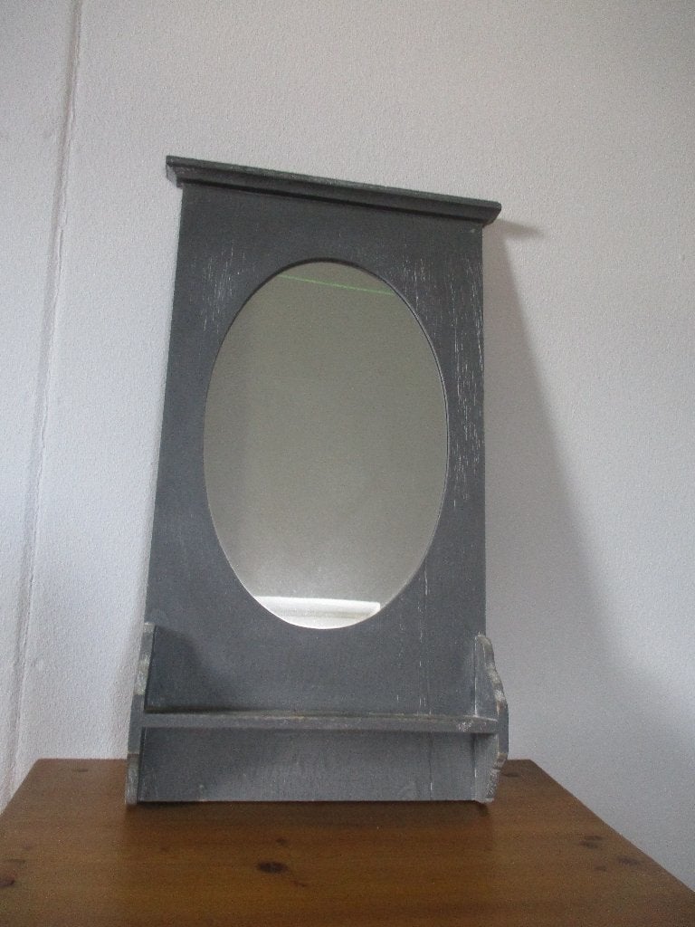 mooie ovale spiegel, Huis en Inrichting, Woonaccessoires | Spiegels, Ophalen, Minder dan 50 cm, Zo goed als nieuw, Minder dan 100 cm