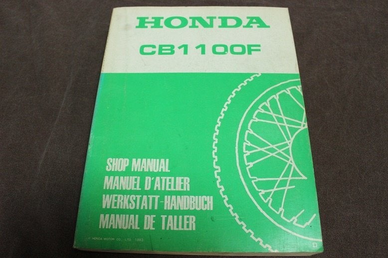 Honda CB1100F 1983 motorcycle shop manual CB1100 F, Ophalen of Verzenden, Honda