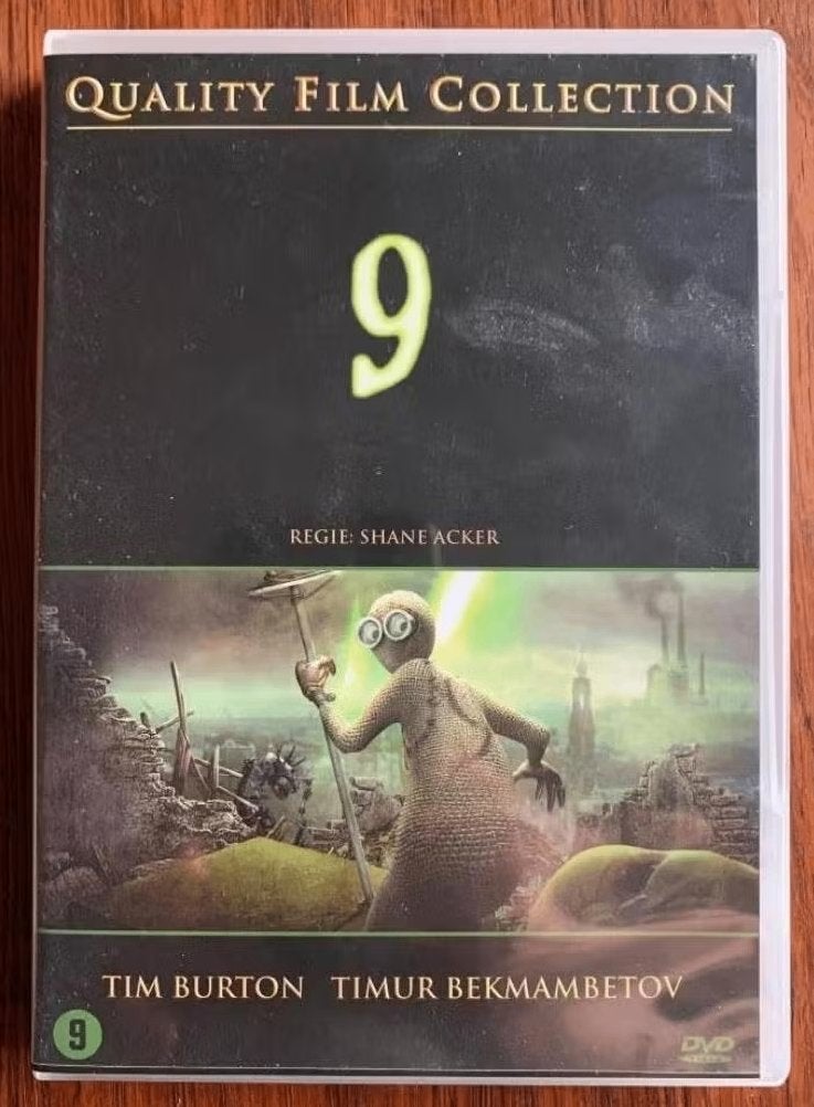 DVD 9 met Tim Burton, Timur Bekmambetov; regie Shane Acker, Vanaf 9 jaar, Ophalen of Verzenden, Zo goed als nieuw, Amerikaans