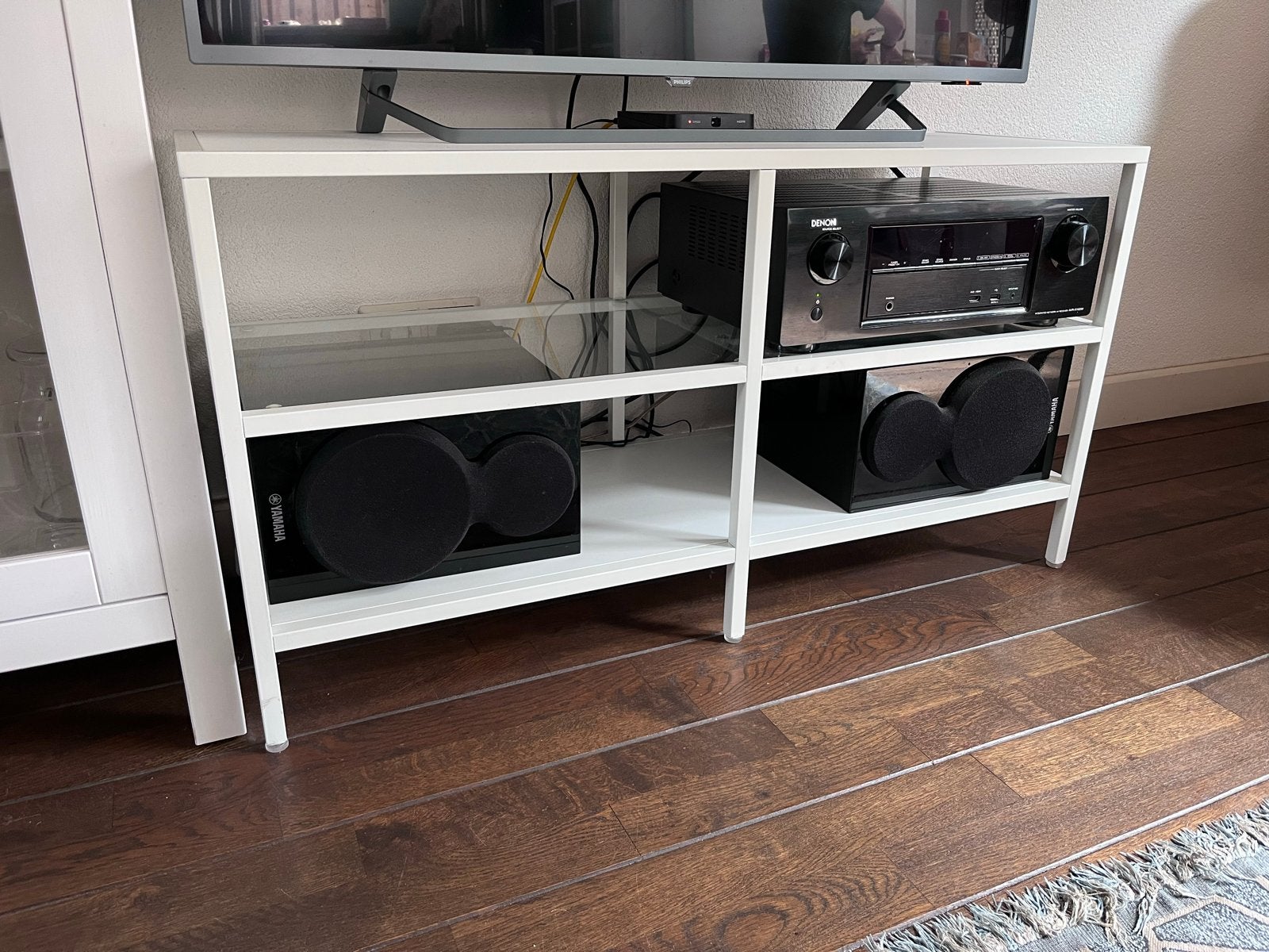 IKEA Vittsjö TV-meubel - 100x36x53 cm, Ophalen, 100 tot 150 cm, Zo goed als nieuw, Minder dan 100 cm