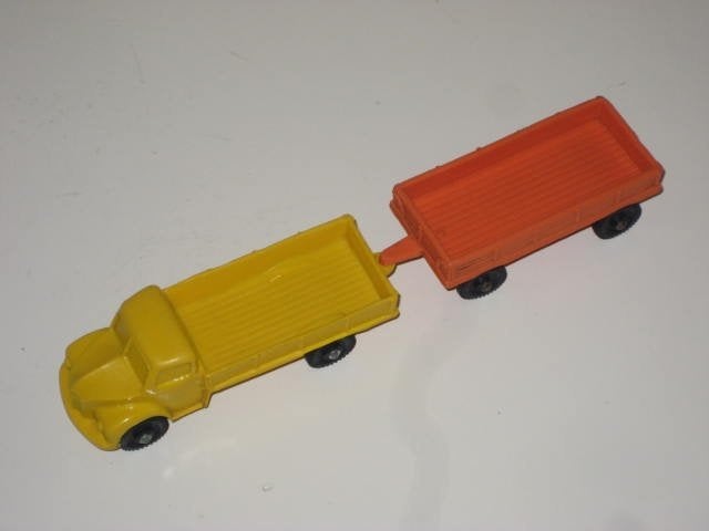 Tomte laerdal vinyl nr 15 Dodge truck met aanhanger, Ophalen of Verzenden, Gebruikt