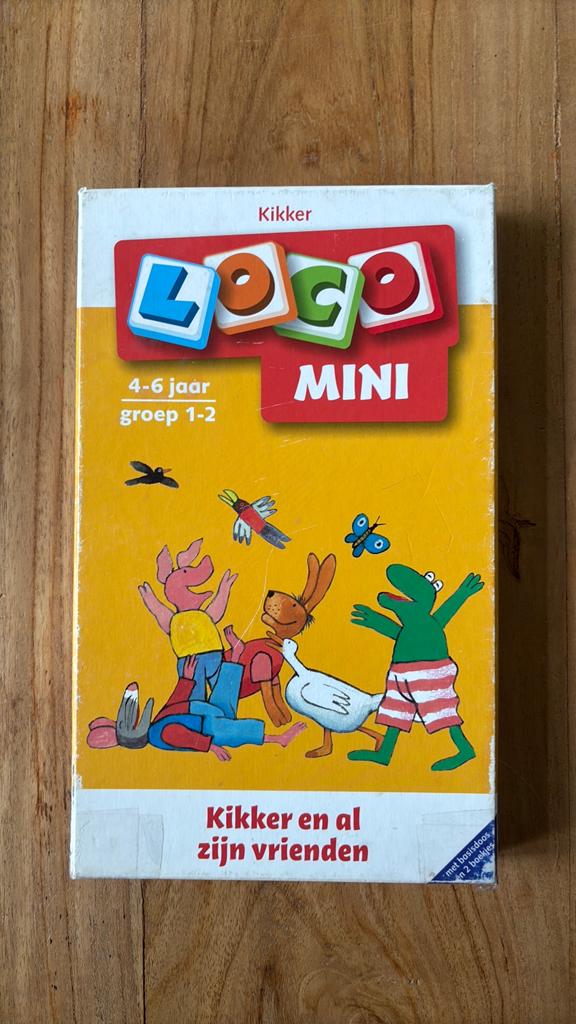 Kikker Loco Mini Spellen (2 stuks) met basisdoos, Ophalen of Verzenden, Gebruikt, Puzzelen