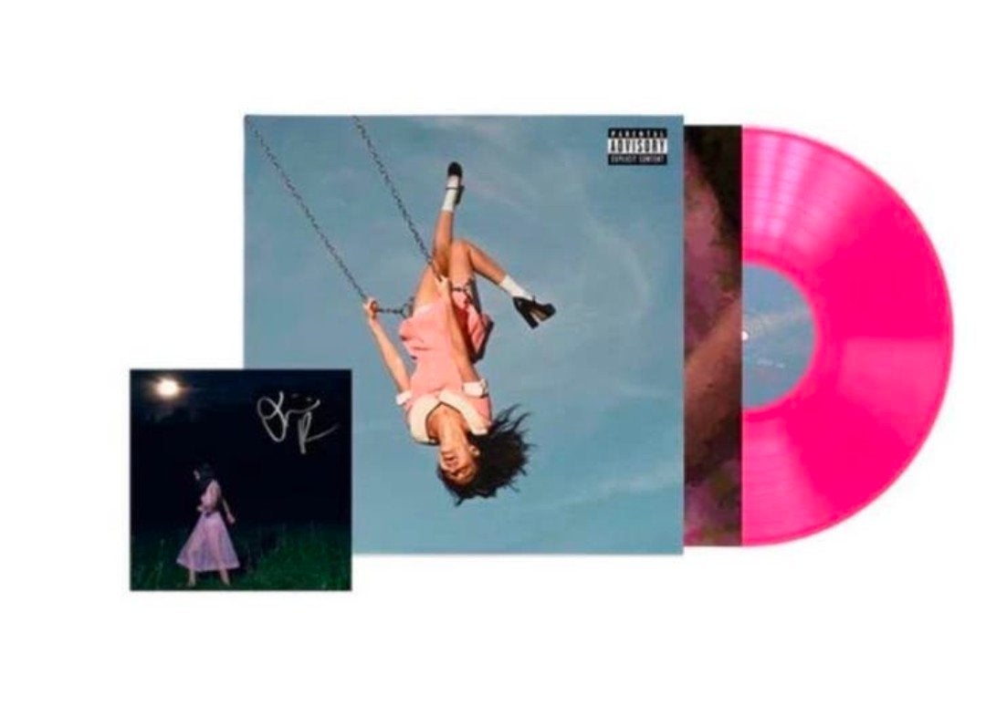 Olivia Rodrigo vinyl roze, geseald, gesigneerd, Geseald, Ophalen of Verzenden, Nieuw in verpakking