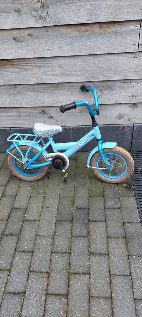 Loekie kinderfiets 12 inch, Ophalen, Gebruikt, Minder dan 16 inch