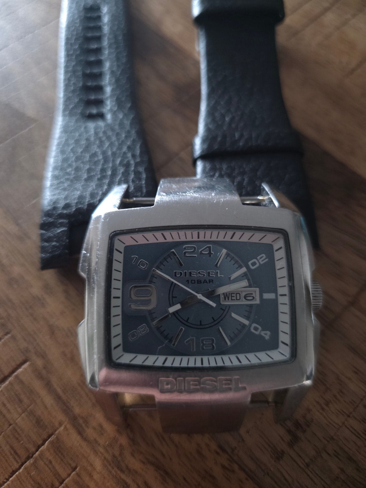 Diesel horloge met extra bandje, Sieraden, Tassen en Uiterlijk, Staal, Polshorloge, Ophalen, Overige merken