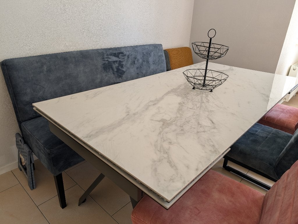 Eetbank Amonde 170 cm (driezitter), Huis en Inrichting, Banken | Bankstellen, Ophalen, Gebruikt, Minder dan 75 cm, 150 tot 200 cm