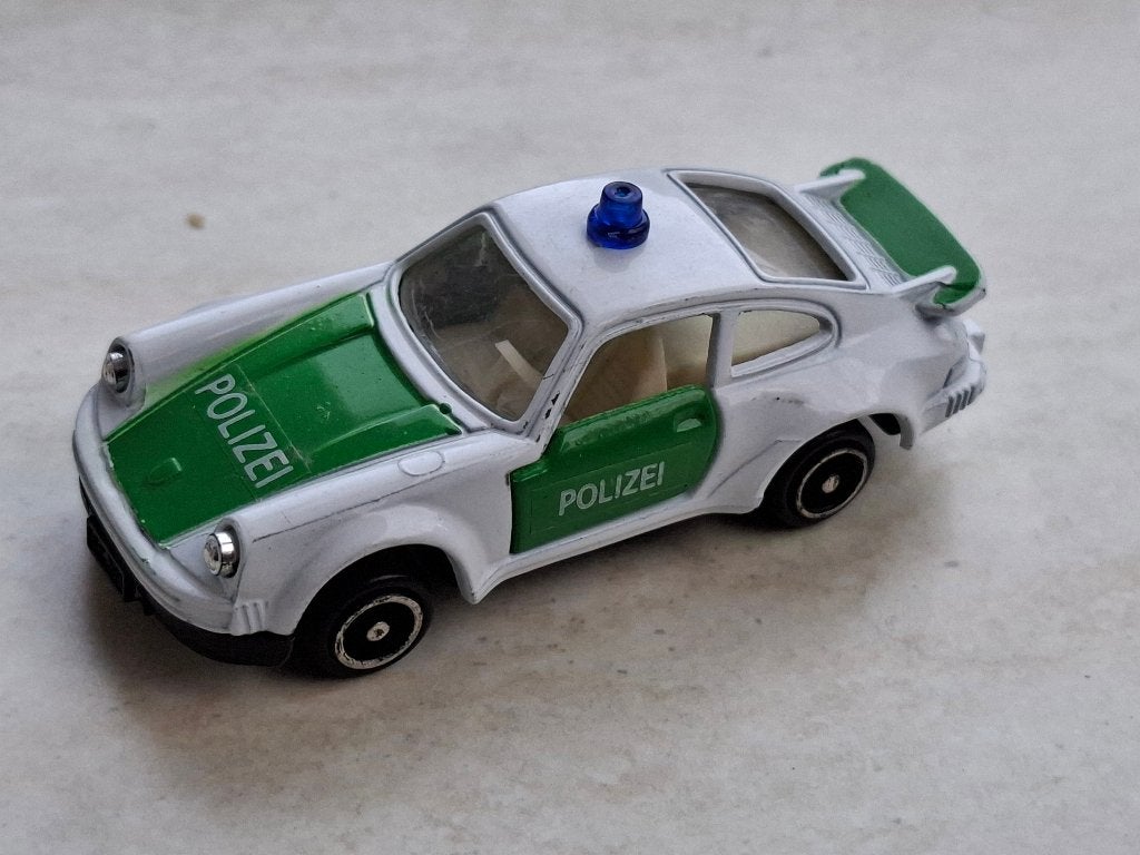 Porsche 911 Turbo Polizei 3 inch, Ophalen of Verzenden, Zo goed als nieuw, Auto