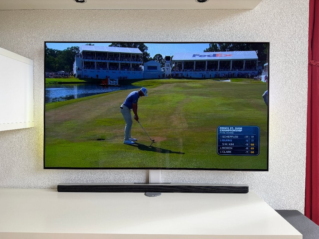 Philips 55" OLED TV met Ambilight  & Philps Soundbar, Ophalen, Philips, Gebruikt, OLED