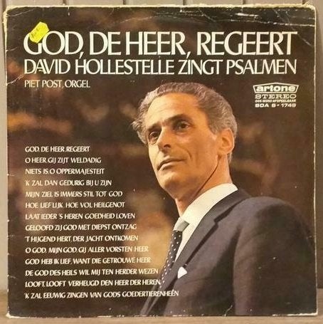 #38 LP David Hollebrandse zingt Psalmen, Ophalen of Verzenden, Gebruikt, 12 inch, LP
