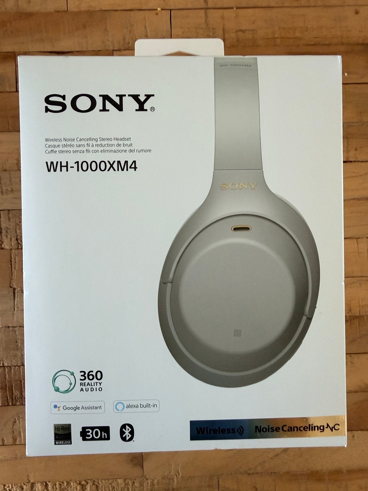 Sony WH-1000XM4 Draadloze Noise Cancelling Koptelefoon ZGAN!, Bluetooth, Ophalen of Verzenden, Zo goed als nieuw, Grijs