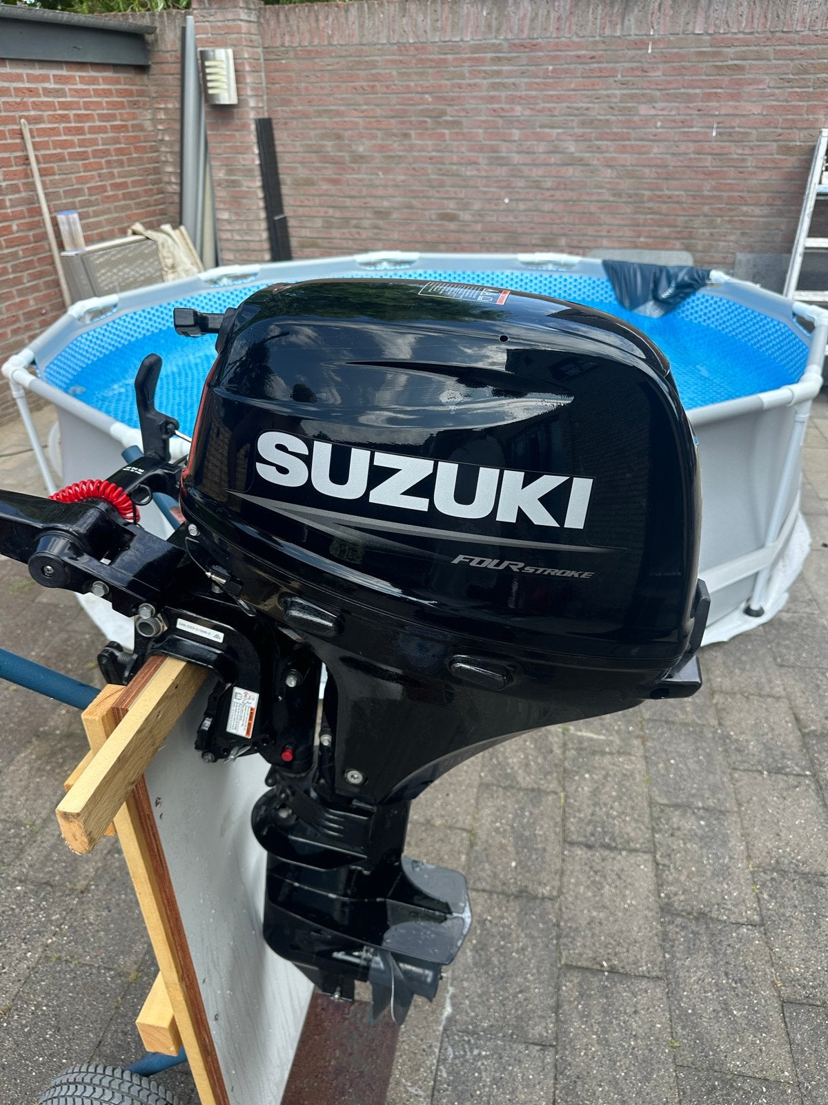 Suzuki 9.9 PK Buitenboordmotor kortstaart Zo goed als nieuw, Ophalen, 5 tot 10 pk, Viertaktmotor, Zo goed als nieuw