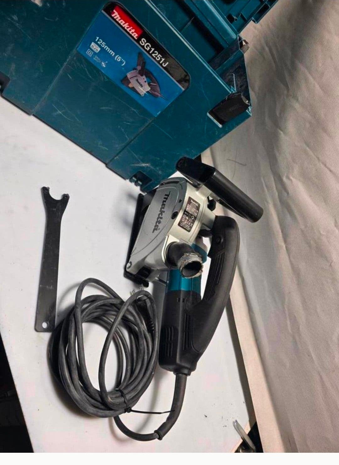 Makita SG1251J Sleuvenfrees muurfrees In Mbox - 1400W - 125m, Ophalen of Verzenden, Makita, N.v.t, N.v.t