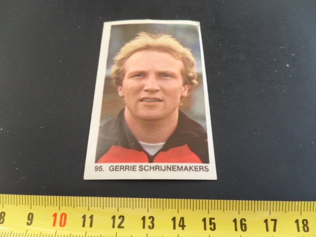 sticker voetbal #95 gerrie schrijnemakers, Ophalen of Verzenden, Zo goed als nieuw