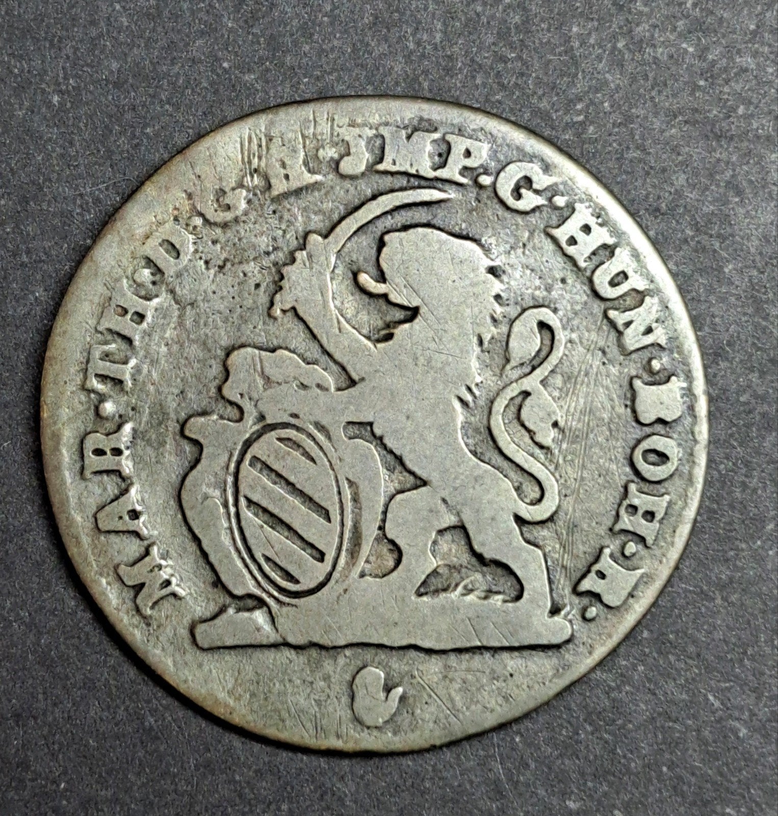 Oostenrijkse Nederlanden dubbele schelling 1752 Antwerpen, Postzegels en Munten, Vóór koninkrijk, Verzenden, Zilver, Overige waardes