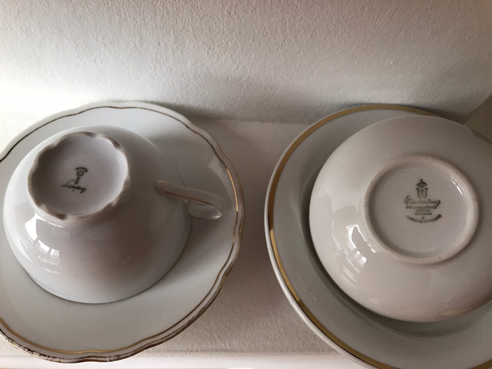 Kopjes, schotels divers porselein Winterling Germany, Antiek en Kunst, Antiek | Servies los, Ophalen of Verzenden