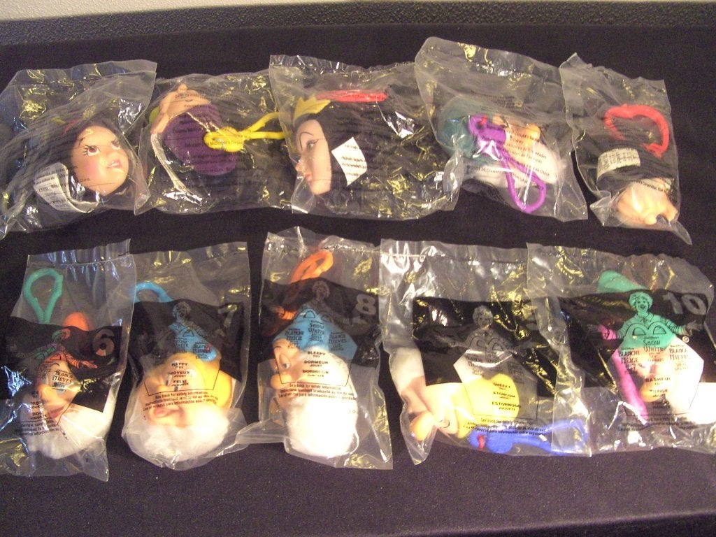 McDonalds Happy Meal 2001 USA Sneeuwwitje en de 7 dwergen, Verzamelen, Ophalen of Verzenden, Sneeuwwitje of Doornroosje, Nieuw