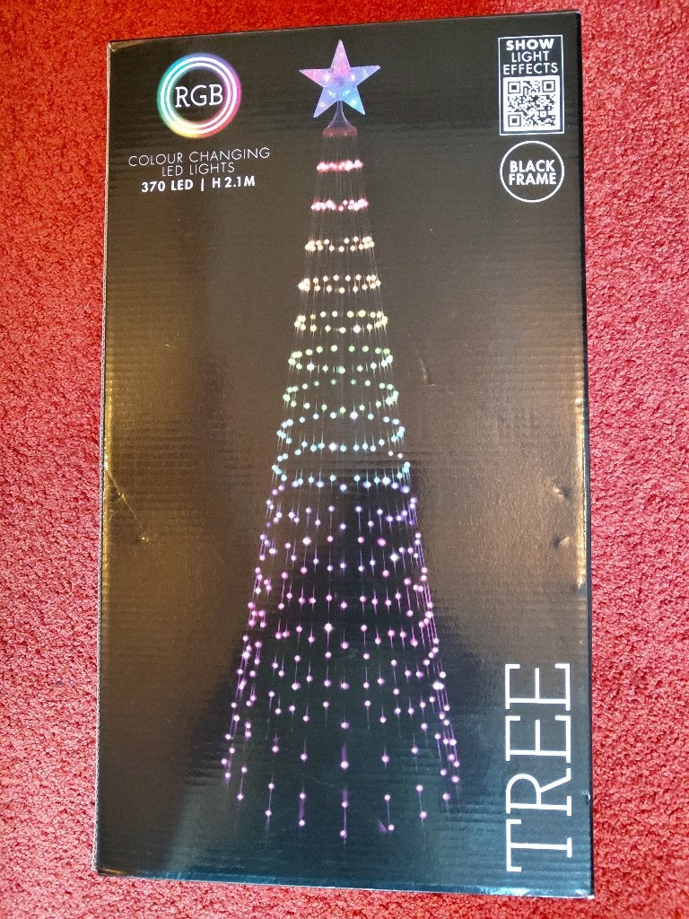 buiten kerstboom 210 cm, Ophalen, Zo goed als nieuw
