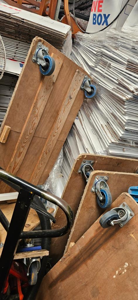 Verhuisdozen, hondjes en pompwagen - ideaal voor verhuizing, Ophalen, Gebruikt, Steekwagen
