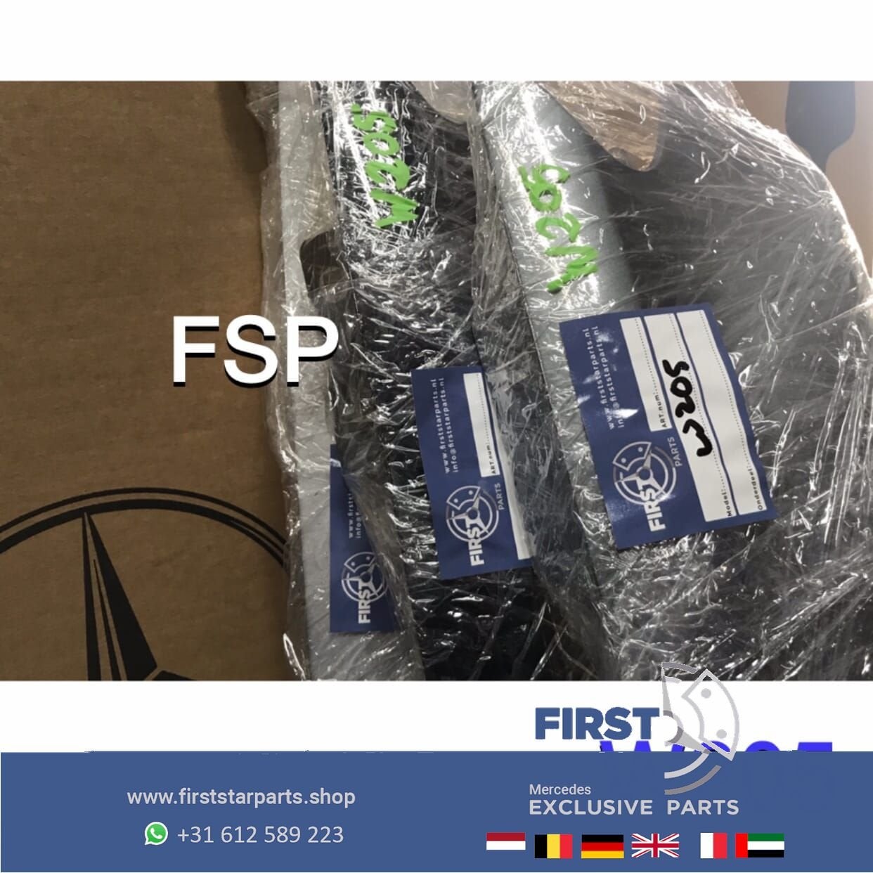 W205 ZIJSCHERM VOORSCHERM SPATBORD LINKS / RECHTS Mercedes C, -, -, -, Spatbord