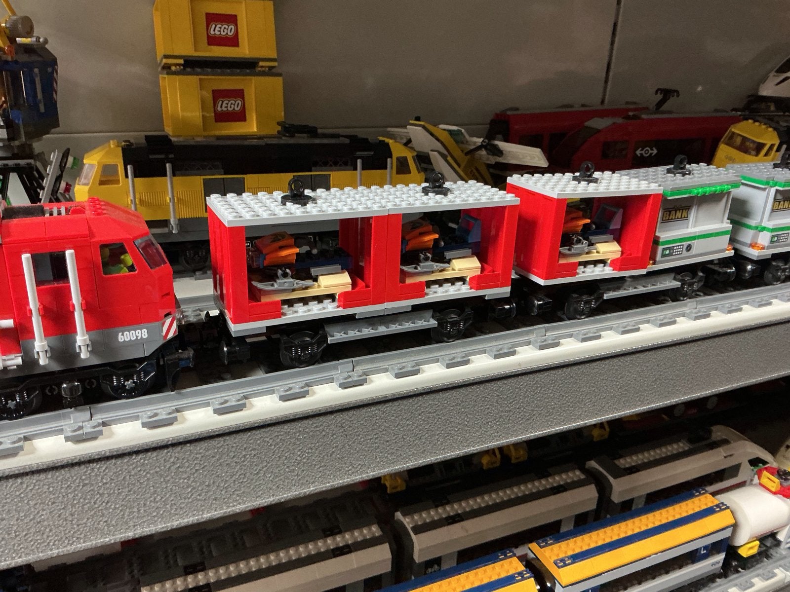 Lego Trein Wagons - Diverse Modellen, Kinderen en Baby's, Inclusief extra onderdelen, Lego, Ophalen of Verzenden, Complete set