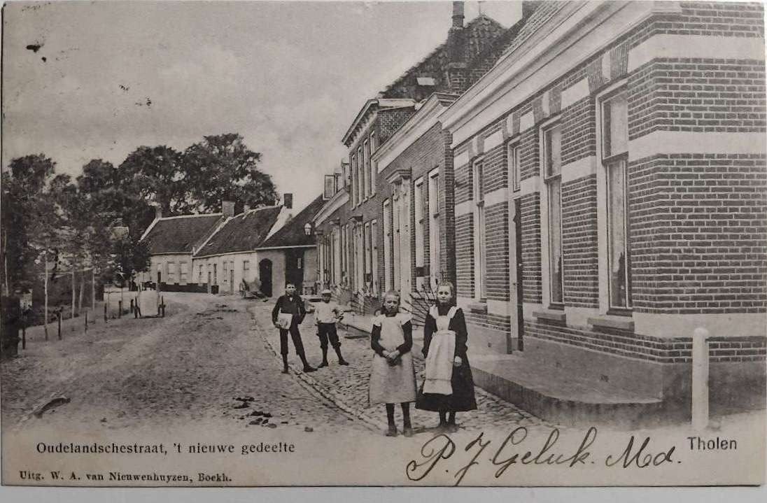 Oud-Vossemeer (Zeeland) - Oudelandschestraat 1904, Ophalen of Verzenden, Voor 1920, Gelopen, Zeeland
