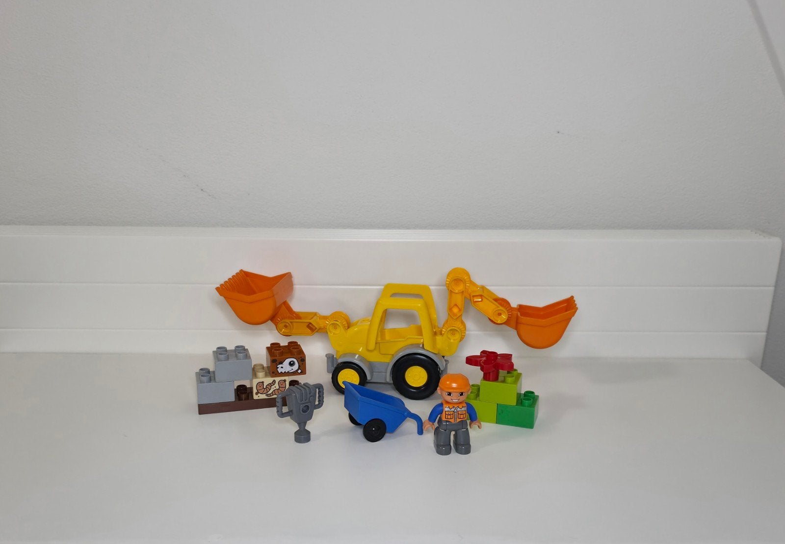 LEGO Duplo Graafmachine - Set 10811 - Compleet, Ophalen of Verzenden, Zo goed als nieuw, Duplo