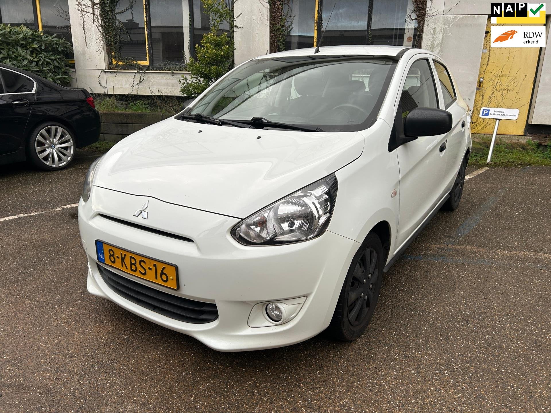 Mitsubishi Space Star 1.0 Inform/ Airco, Auto's, Voorwielaandrijving, Euro 5, Gebruikt, Wit
