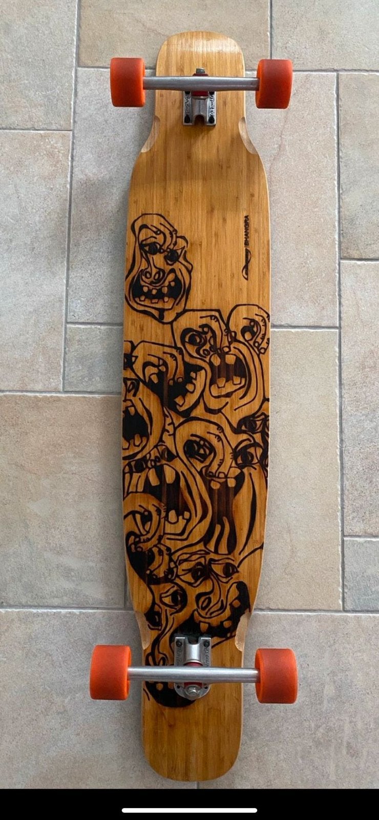 Loaded longboard Bhangra Flex 1, Sport en Fitness, Ophalen of Verzenden, Zo goed als nieuw, Longboard