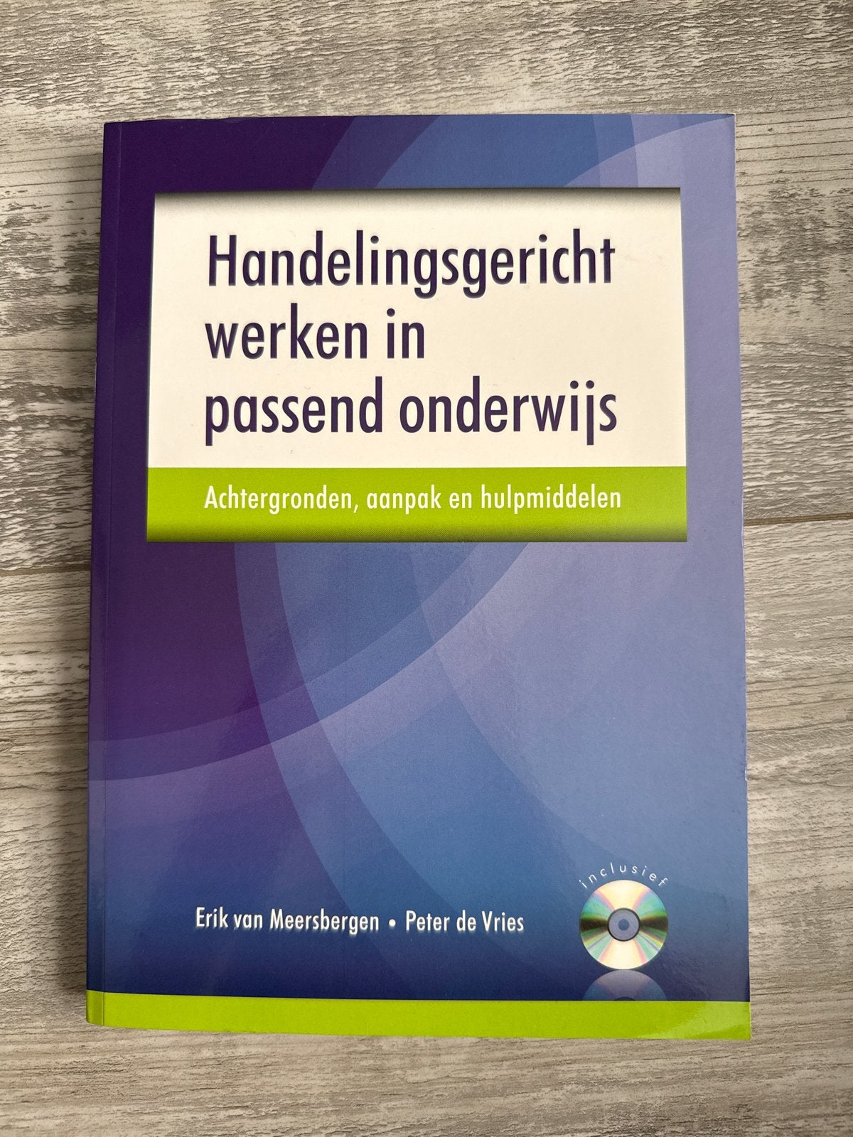 Handelingsgericht werken in passend onderwijs, Ophalen of Verzenden, Gamma, Zo goed als nieuw, HBO