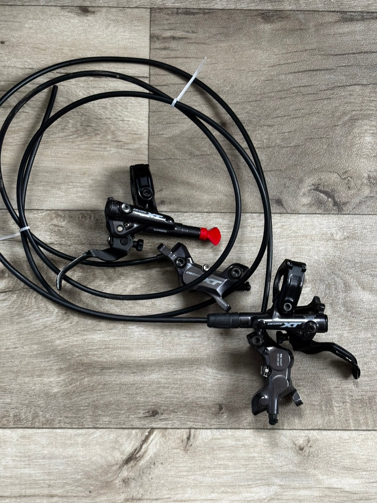 Set Shimano xt remmen, Fietsen en Brommers, Ophalen of Verzenden, Gebruikt, Remmen