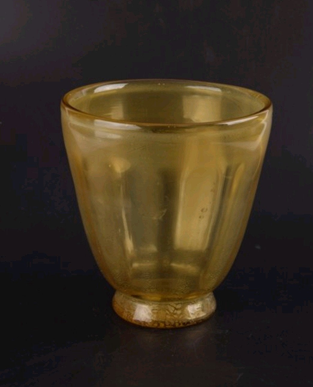 A.D. Copier Craquelé-Sonoor vaas Amber, Antiek en Kunst, Antiek | Glas en Kristal, Ophalen of Verzenden