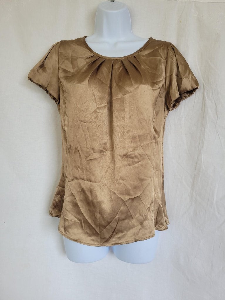 Leuk goudkleurig discoshirt mt S merk Mango, Kleding | Dames, Carnaval, ., Ophalen of Verzenden, Maat 36 (S)