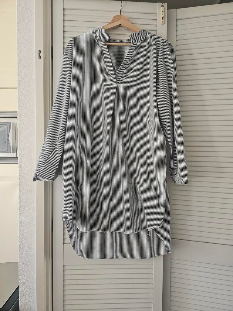 Gestreepte blouse maat M, Maat 38/40 (M), Wit, Ophalen of Verzenden, Geen merk