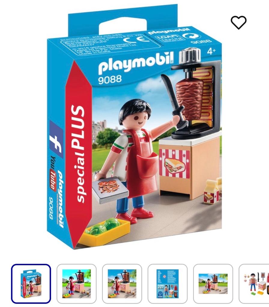 Playmobil Special Plus 9088 Döner Kebab Kraam - Complete Set, Ophalen of Verzenden, Zo goed als nieuw