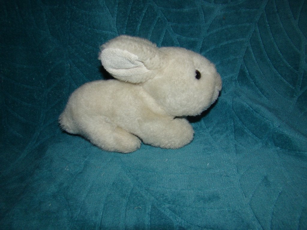 vintage wit konijn hema haasje knuffel 10 cm hoog 20 cm lang, Kinderen en Baby's, Hema, Gebruikt, Konijn, Ophalen of Verzenden