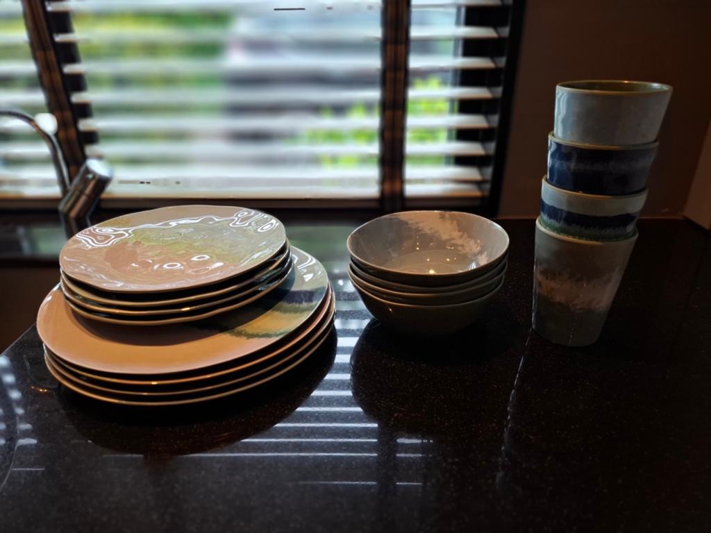 Kunststof servies 4 persoons, Ophalen