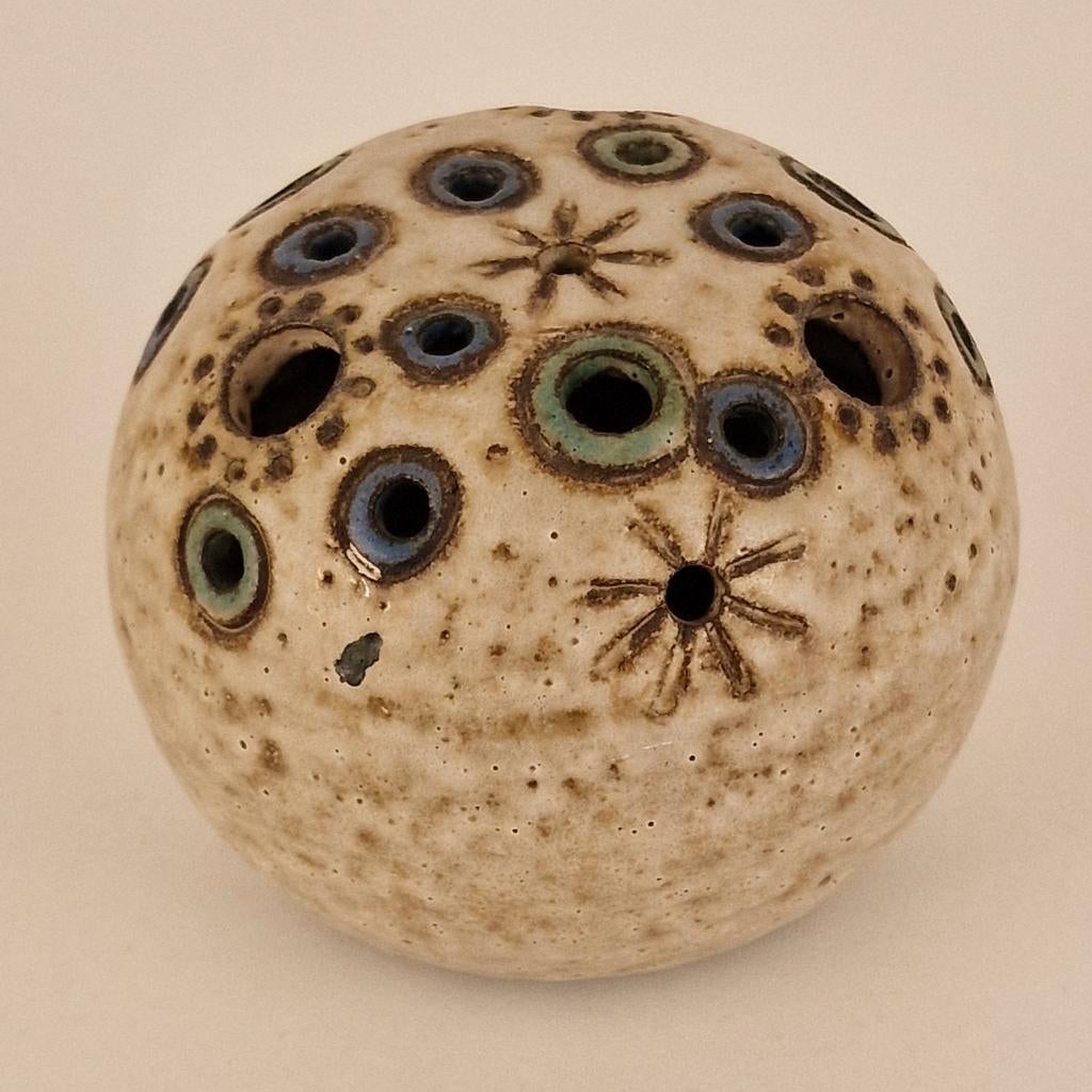 Grote bol bloemensteker van Hannie Mein - Perfecte staat, Antiek en Kunst, Antiek | Keramiek en Aardewerk, Ophalen of Verzenden