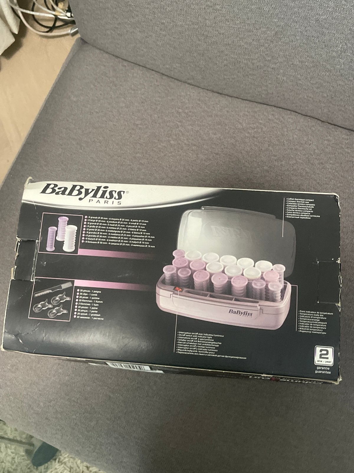 BaByliss Volume & Curl Verwarmde Krulspelden Set, Ophalen of Verzenden, Zo goed als nieuw, Haarverzorging