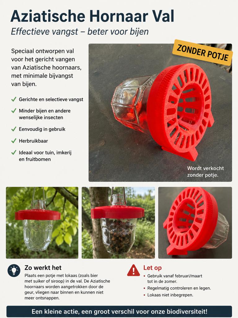 Aziatische Hornaal Val, Bijen