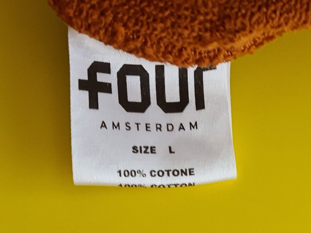 FOUR Amsterdam broek met cognac oranje kleur maat L, Verzenden, Nieuw, Oranje, FOUR Amsterdam