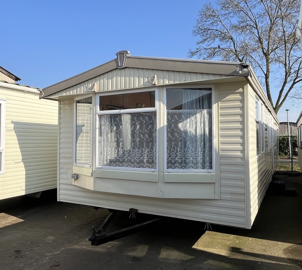 Stacaravan Atlas Amethyst 2 slaapkamers incl. transport, Caravans en Kamperen, Tot en met 4