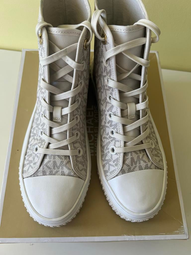 Michael Kors Gertie High Top Sneakers, Verzenden, Nieuw, Beige, Sneakers of Gympen